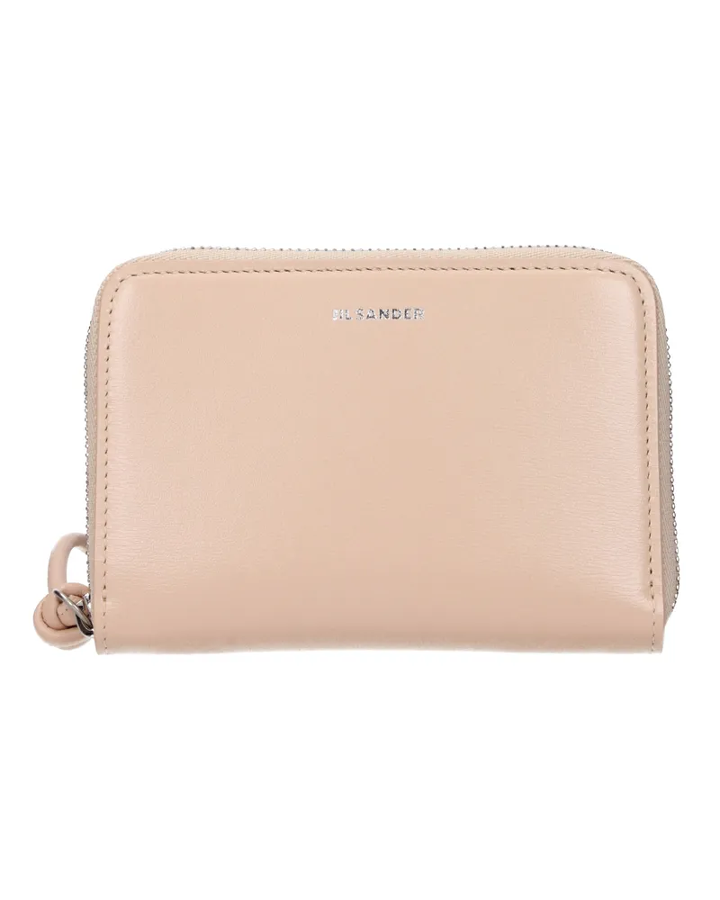 Jil Sander Damens Geldbörsen Rosa Leder/Rose -