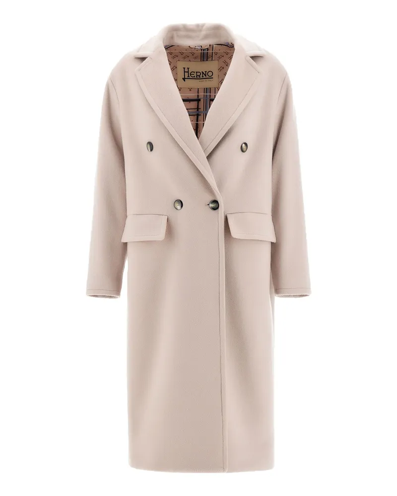 Herno Herno Doppelbrustmantel Beige