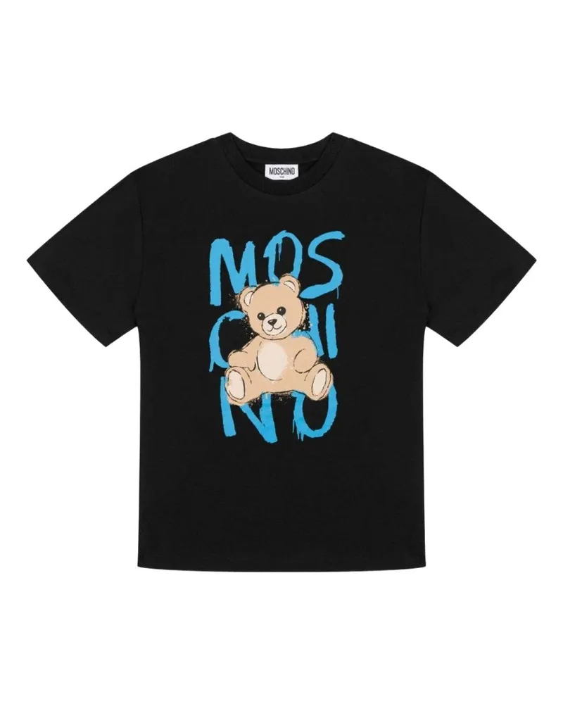 Moschino Maxi" Logo T -Shirt Black
