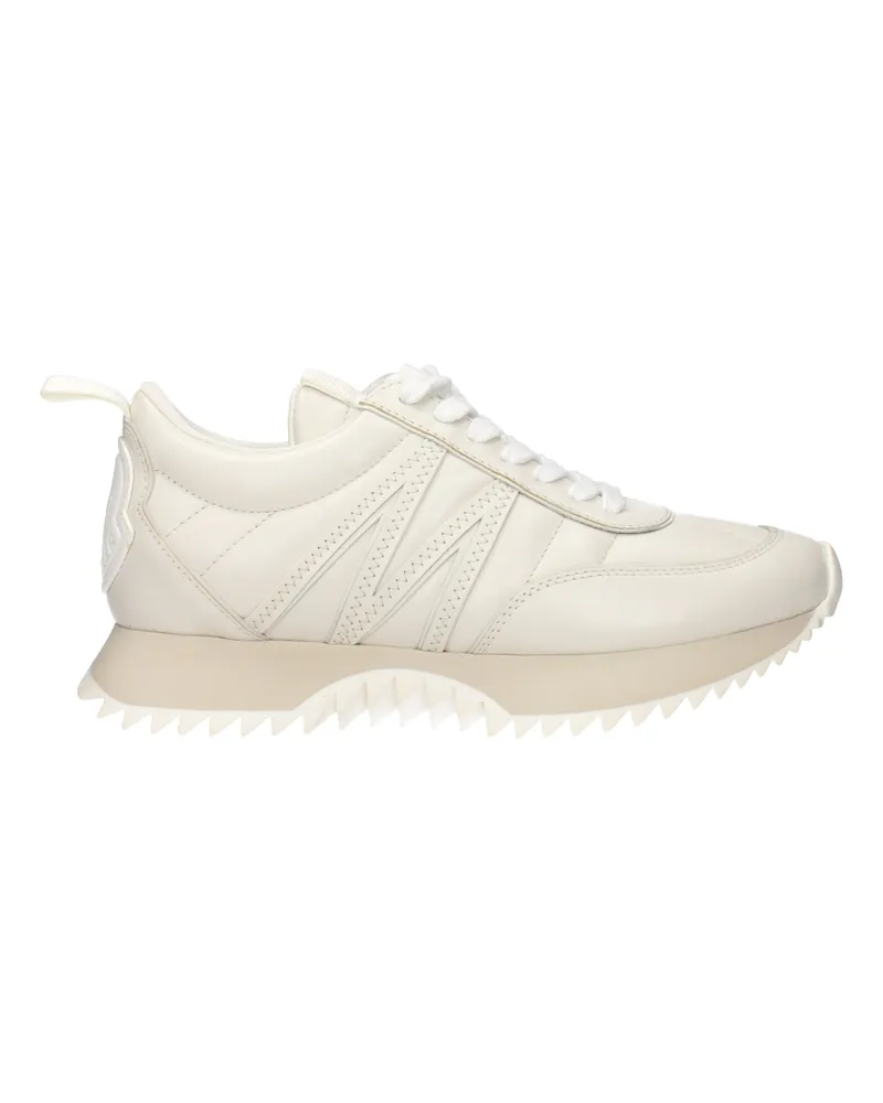 Moncler Pacey Damens Sneakers Beige/Elfenbein Leder -