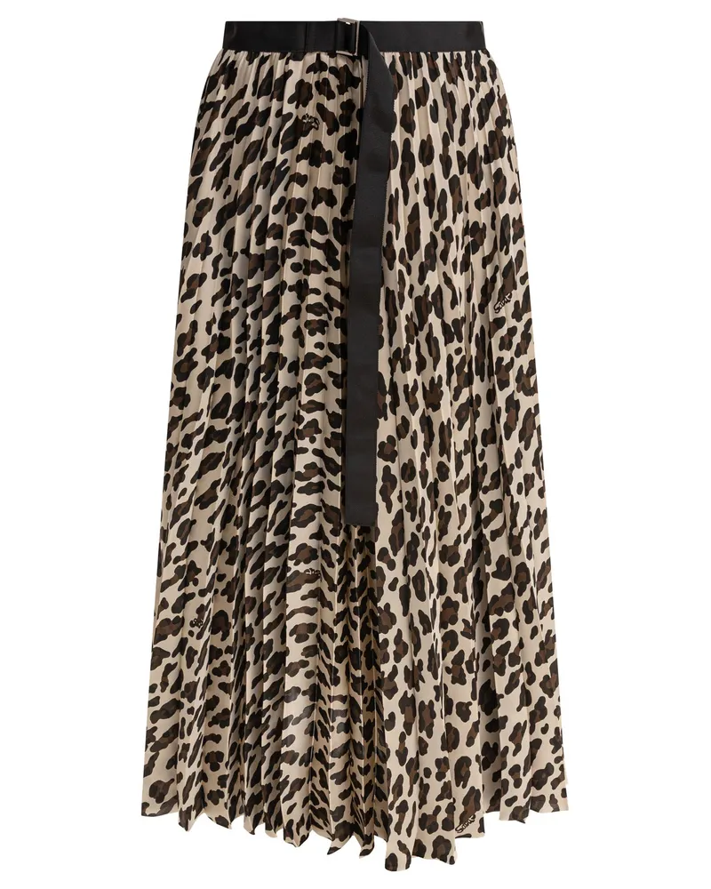 Sacai Leopardenrock Beige