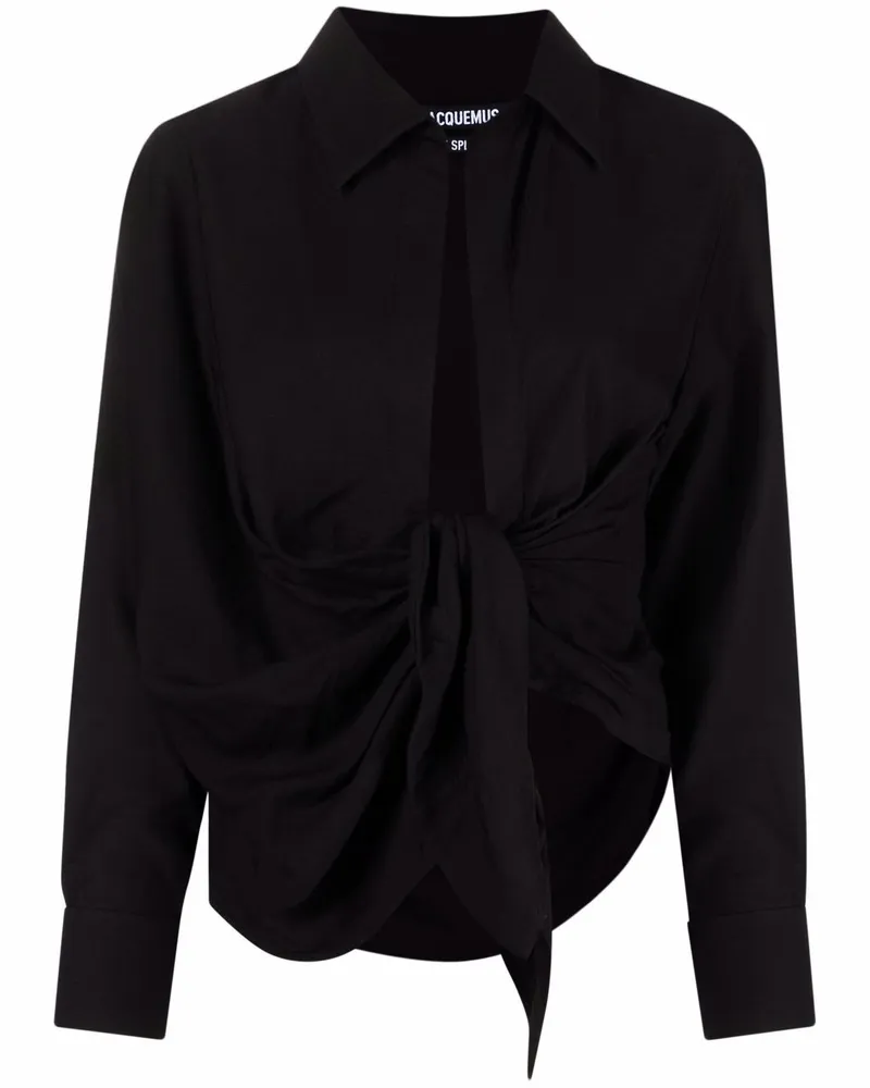 Jacquemus la Chemise Bahia -Hemd Black