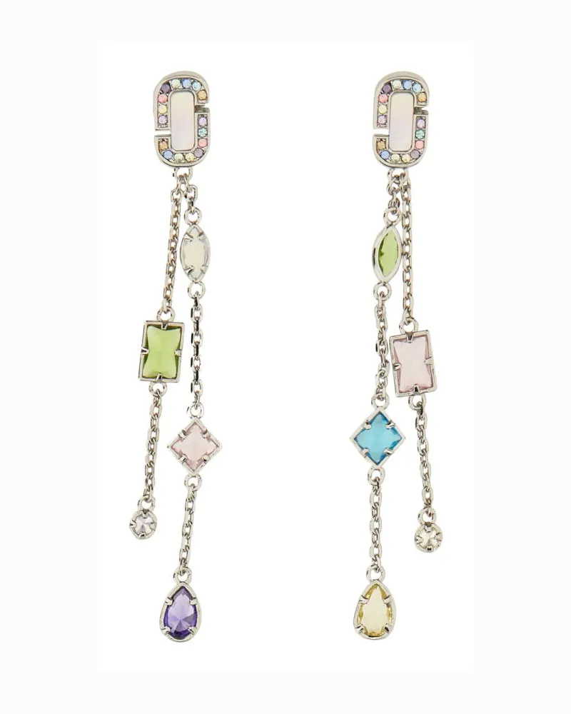 Marc Jacobs J Marc Luxe Gem Drop" Ohrringe Silver