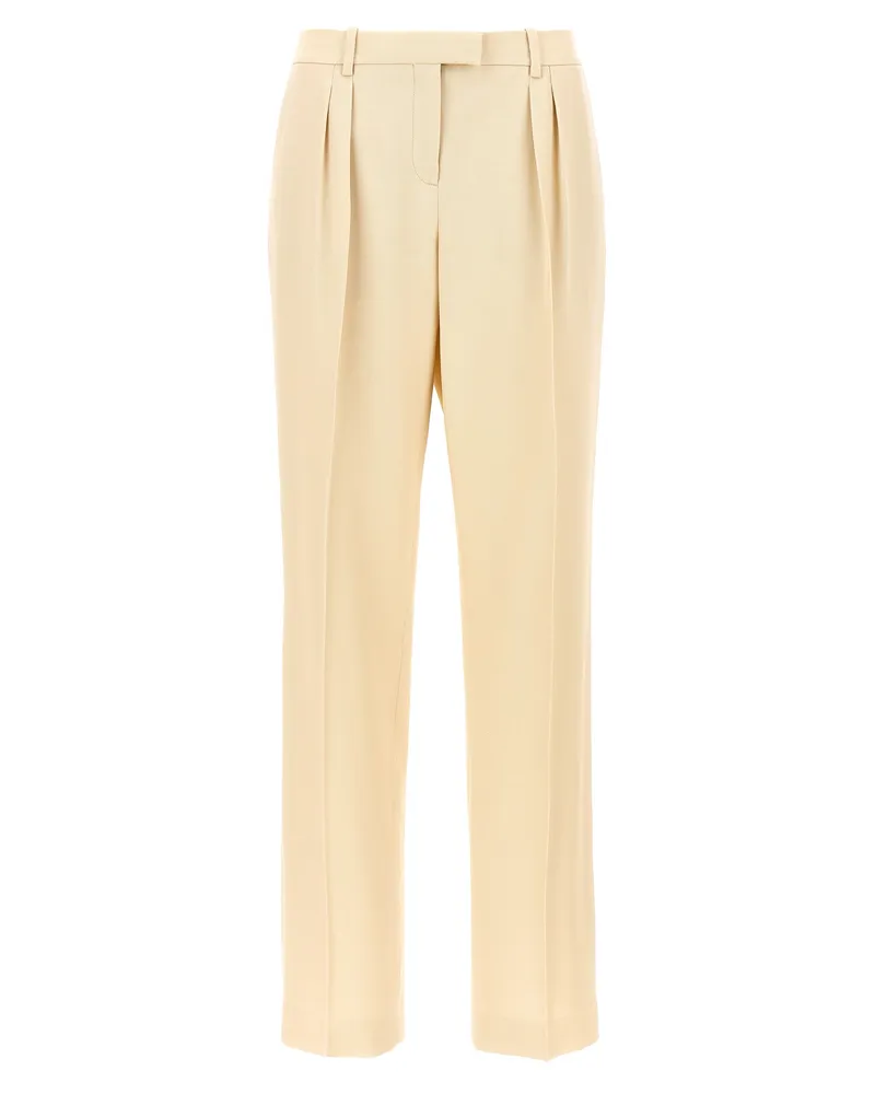 Tom Ford Hosen mit vorderen Falten Beige