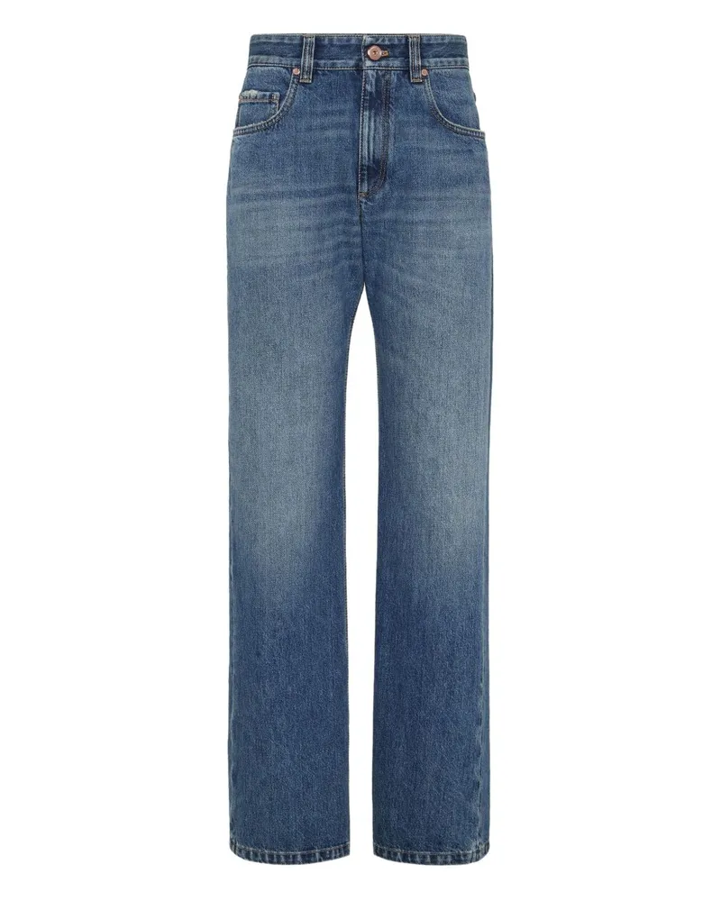 Brunello Cucinelli Denim -Baumwolljeans Blue