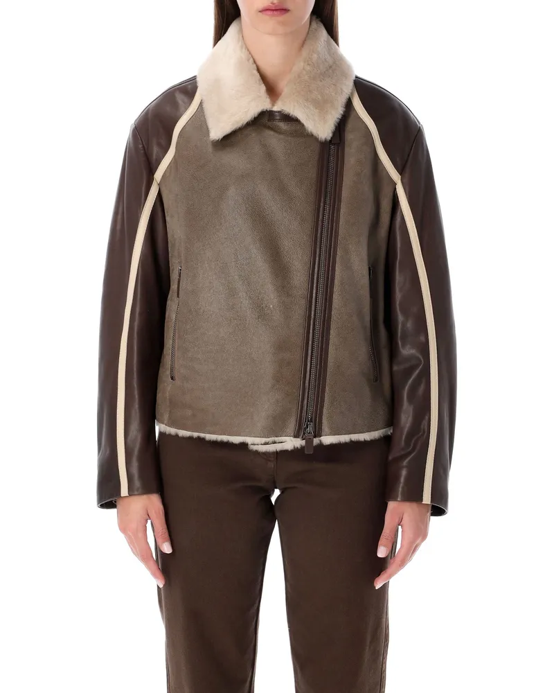Emporio Armani Coats Brown Brown