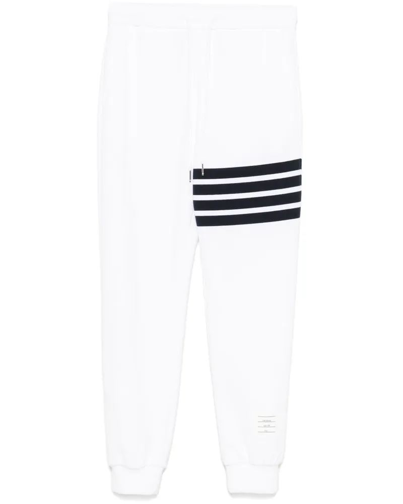 Thom Browne 4 -bar Baumwollpolsterie White