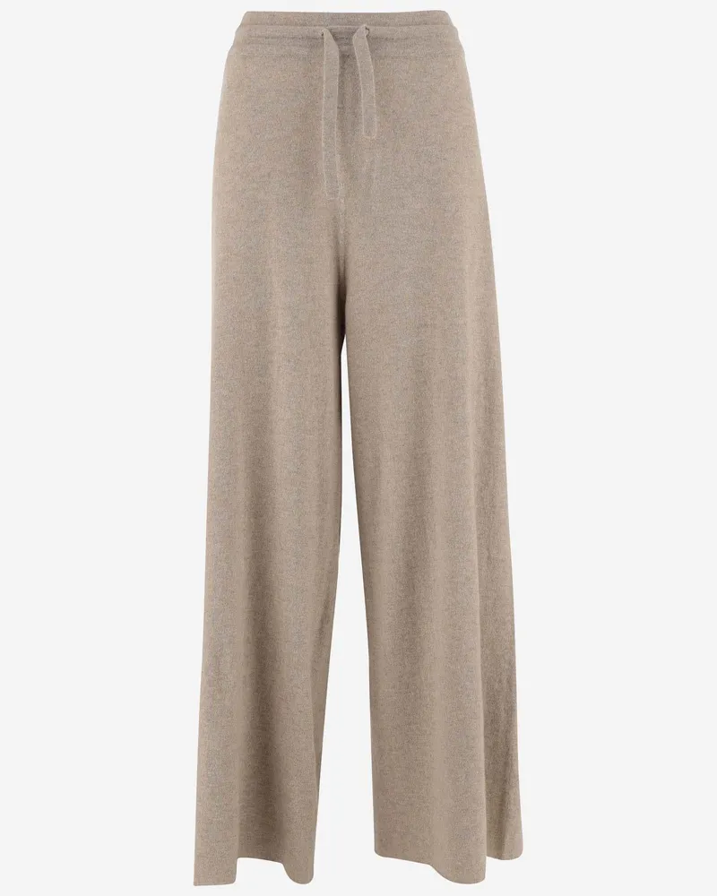 Jil Sander Cashmere Hosen Beige
