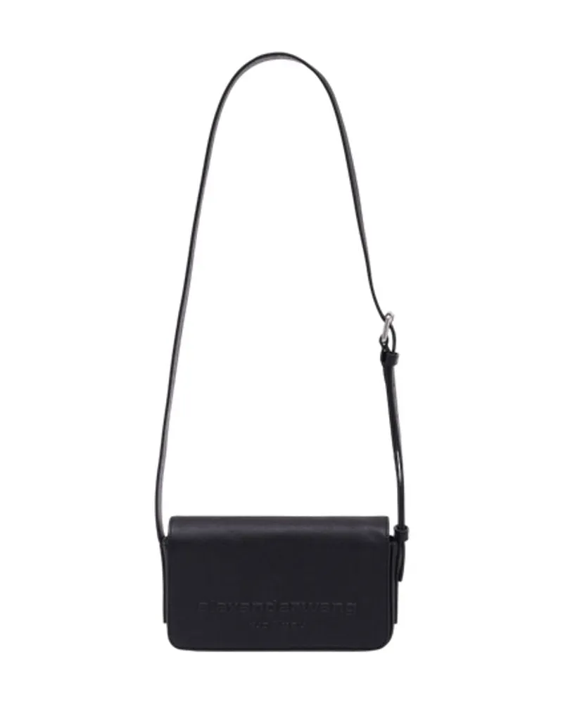 Alexander Wang Punch Umhängetasche  Leder Schwarz Schwarz