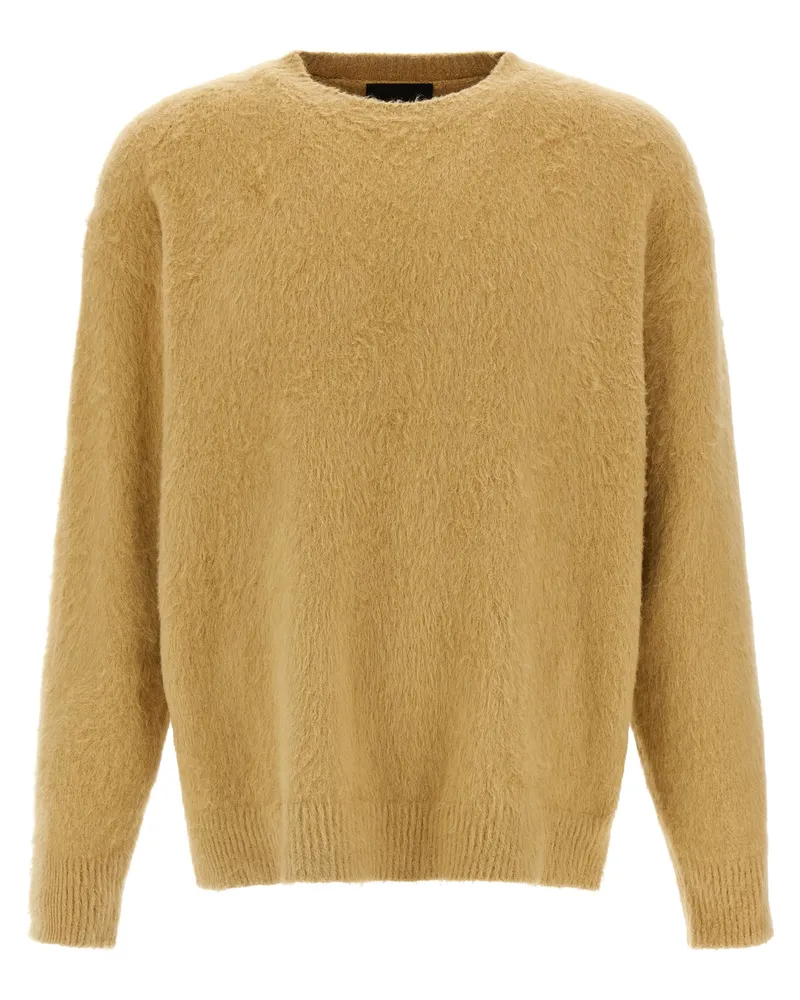 Roberto Collina Shearling -Baumwollpullover Beige