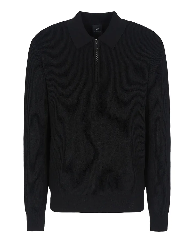 Armani Exchange Armani Austauschpullover schwarz Black