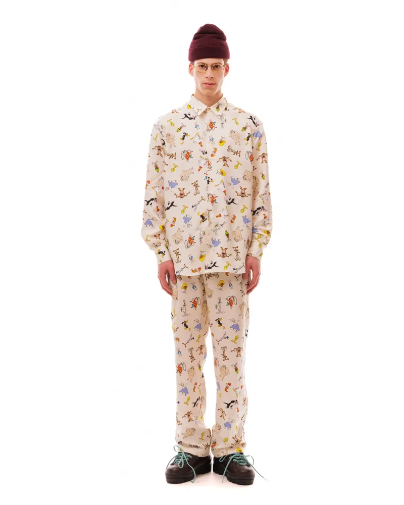 LC23 Looney Melodien gedrucktes Hemd 