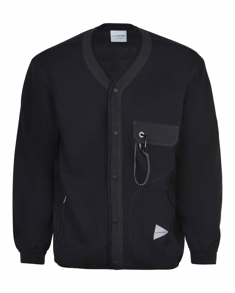 and wander Strickjacke und wandern aus Polyester Black