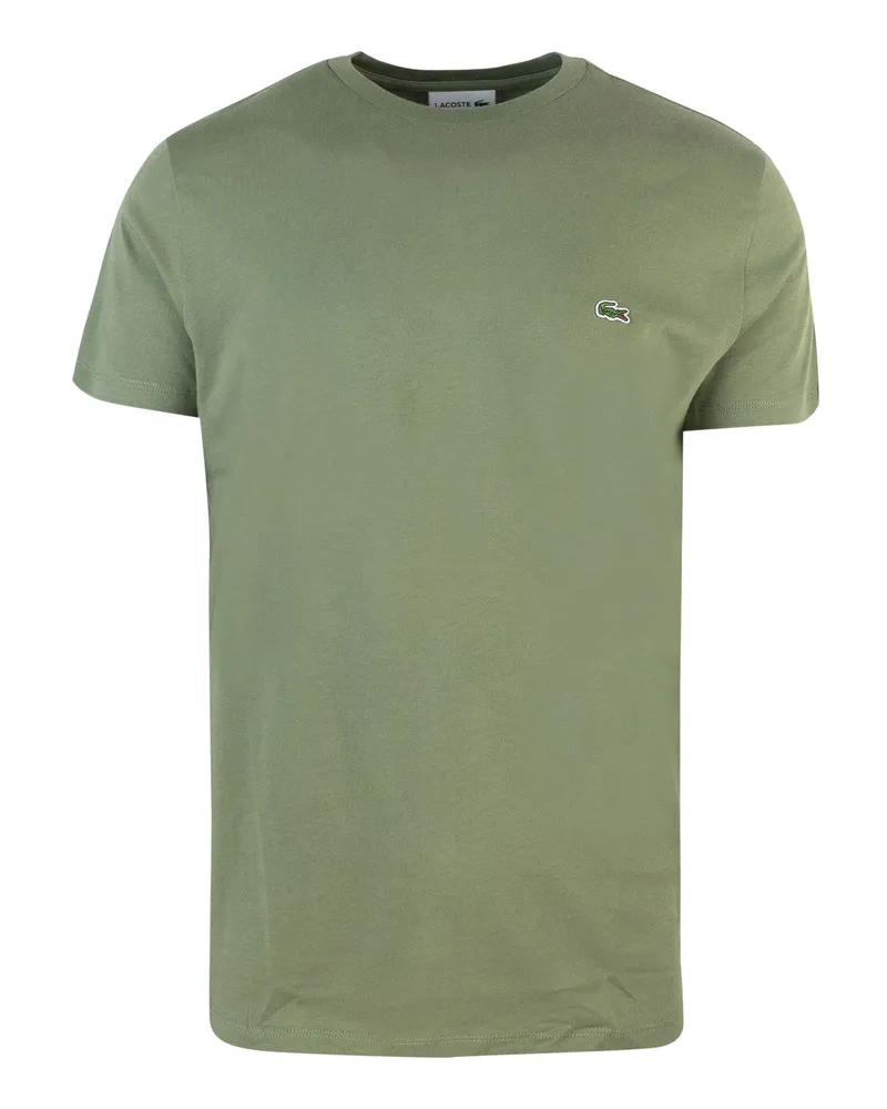 Lacoste T -Shirt in Cotone Pima Verde Green