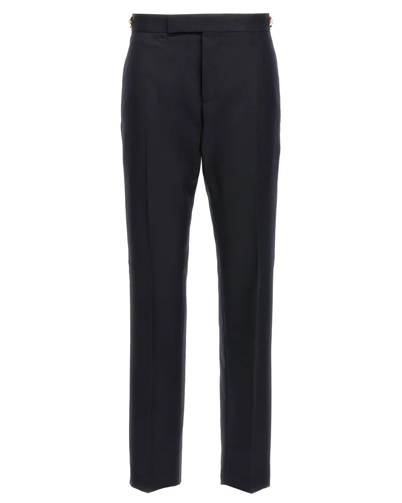 Thom Browne Low Rise Hosen Blue