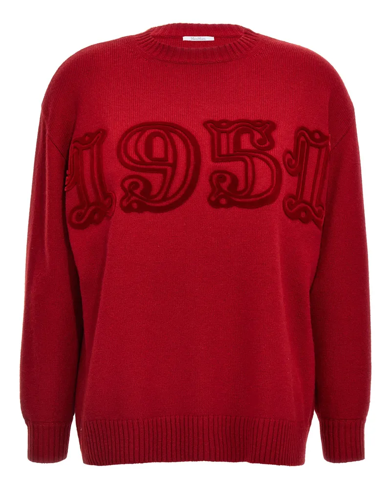 Max Mara Fido' Pullover Red