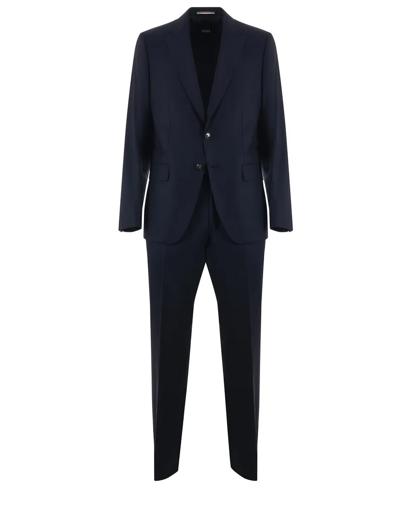 HUGO BOSS Anzug in leichter Stretch -technischer Stoff Blue