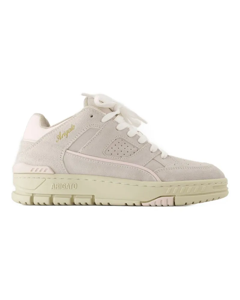 Axel Arigato Bereich lo Sneaker  Ledergrau/Rosa Grey