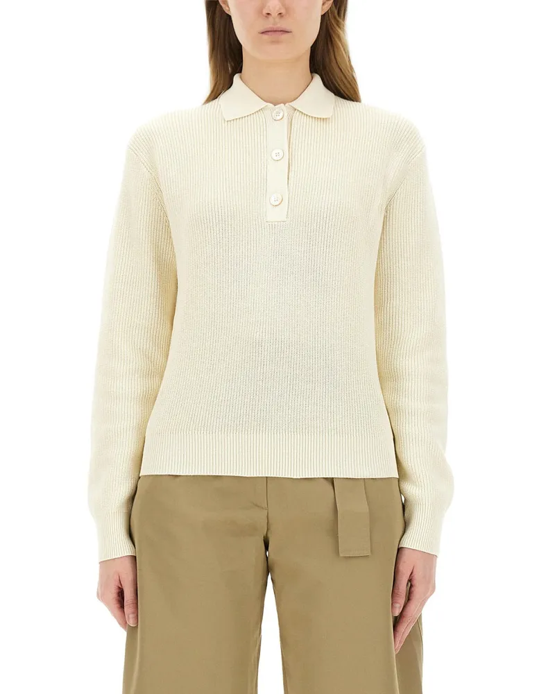 Studio Nicholson Chesapeake" -Koloshirt "Chesapeake Ivory