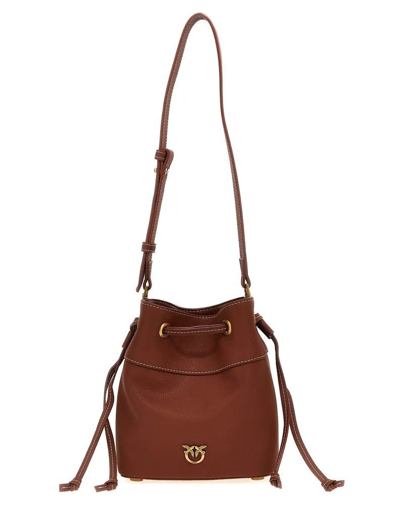 Pinko Mini Eimerbeutel Brown