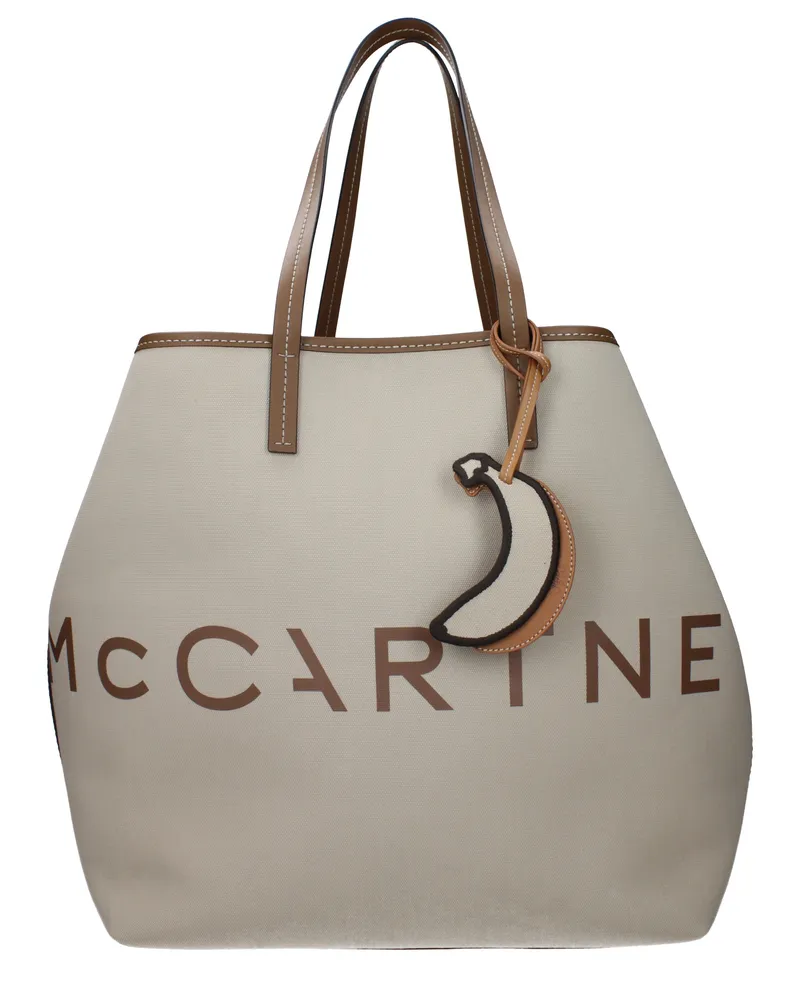 Stella McCartney Stella Mc Cartney Damens Umhängetaschen Stoff Beige/Braun -