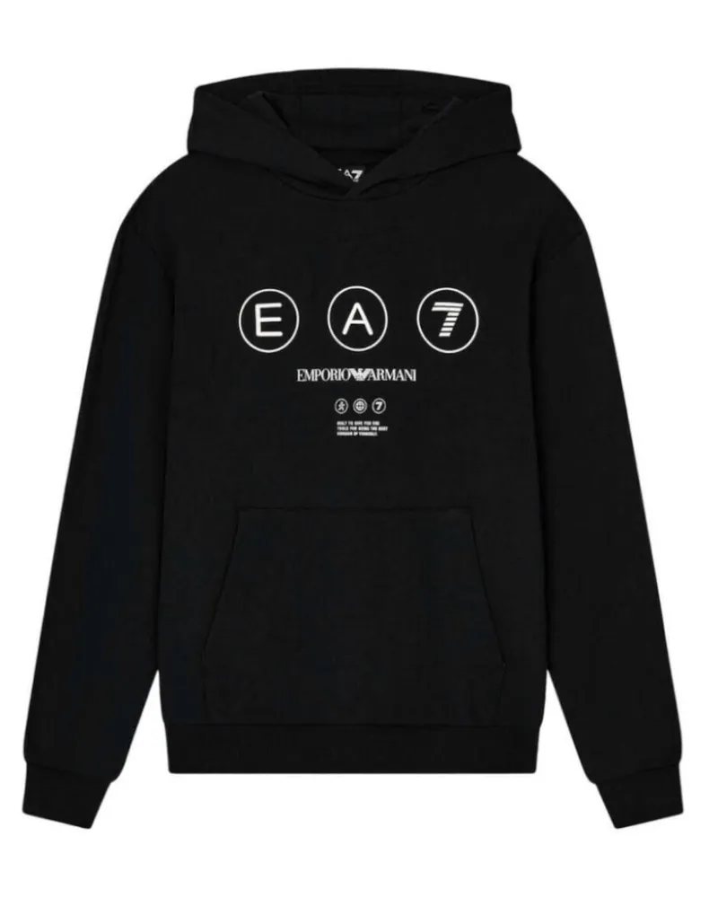EA7 Pullover Schwarz Black