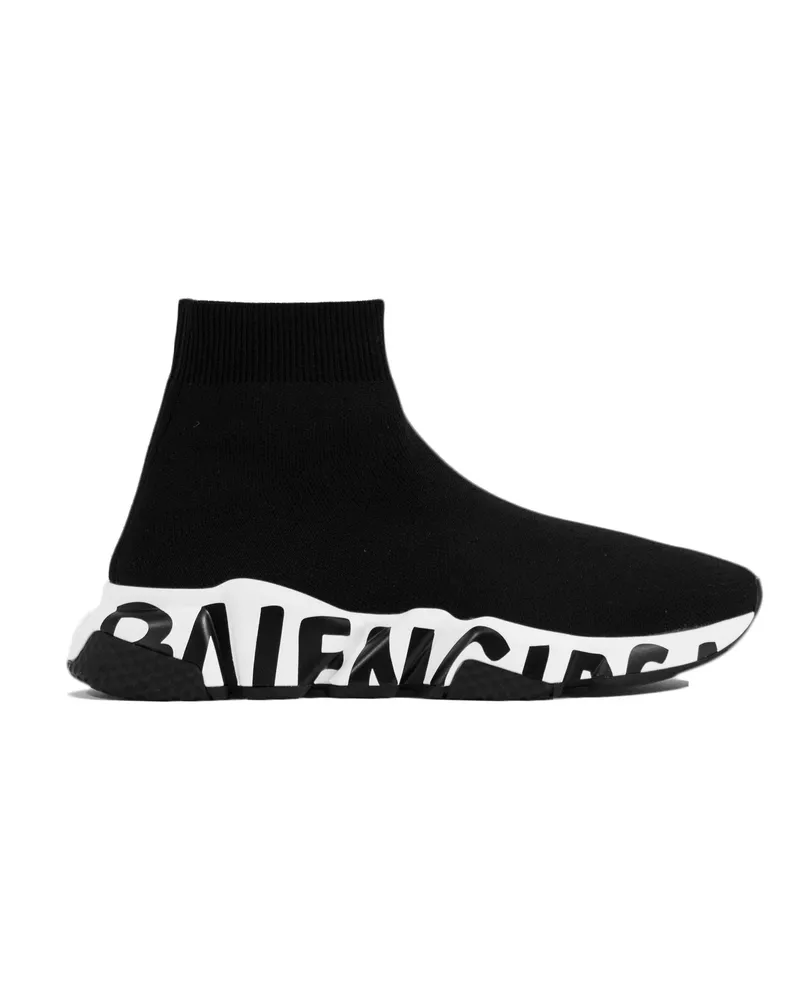 Balenciaga Speed ​​LT Socken -Sneakers Schwarz