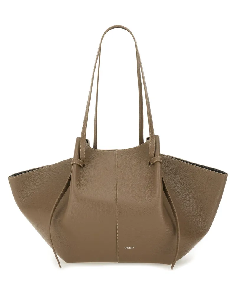 YUZEFI großer "Mochi" -Tasche Brown