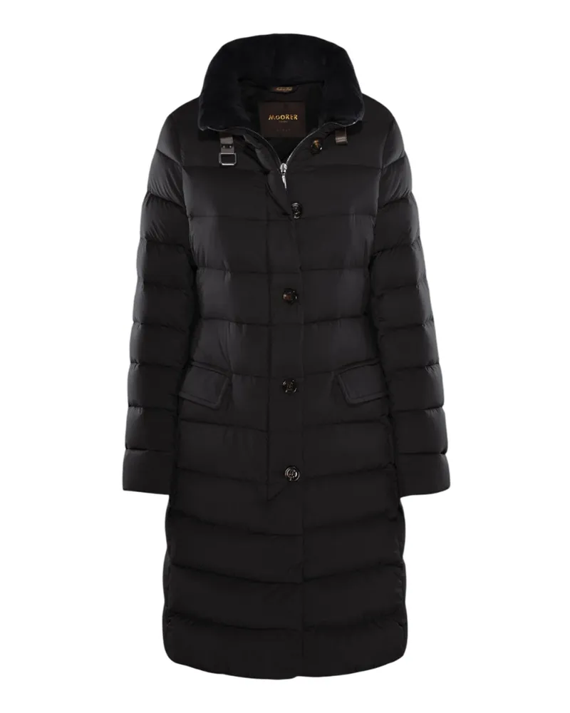 MOORER Coats Black Black