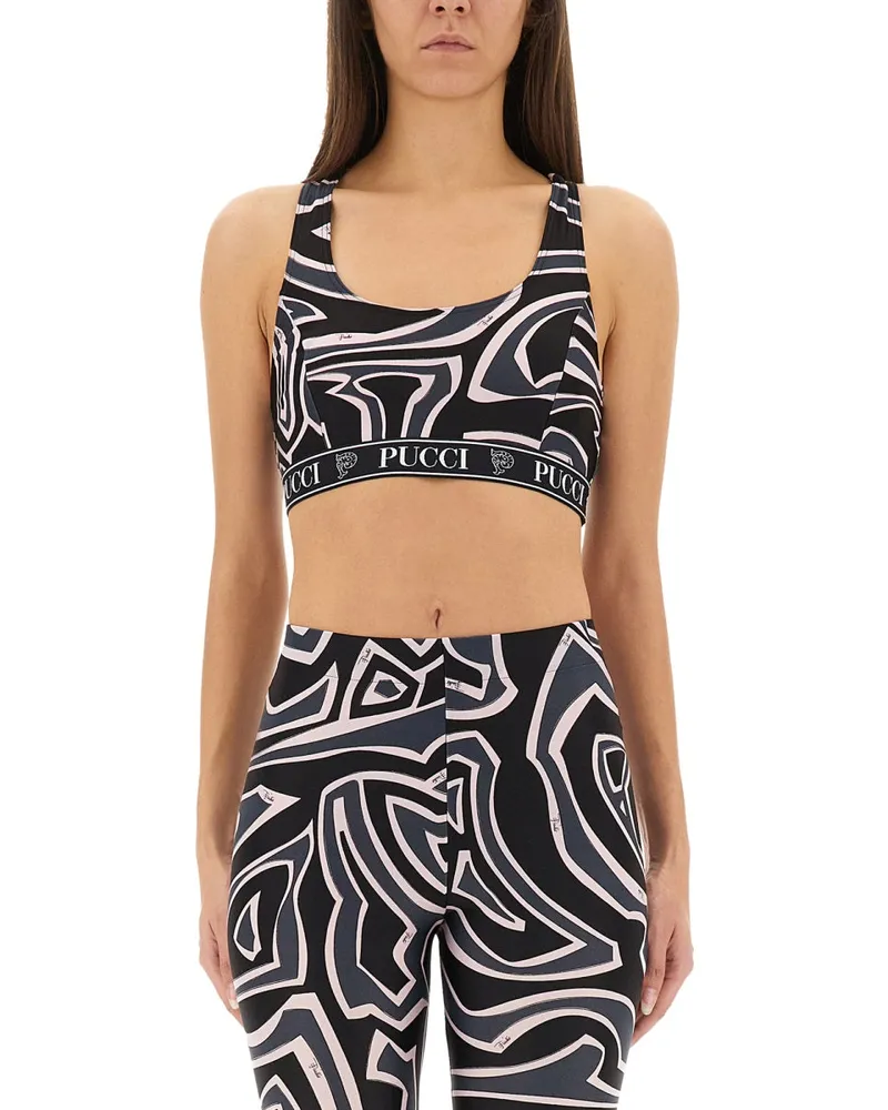 Emilio Pucci Labyrinth -Druckoberteil Multicolour