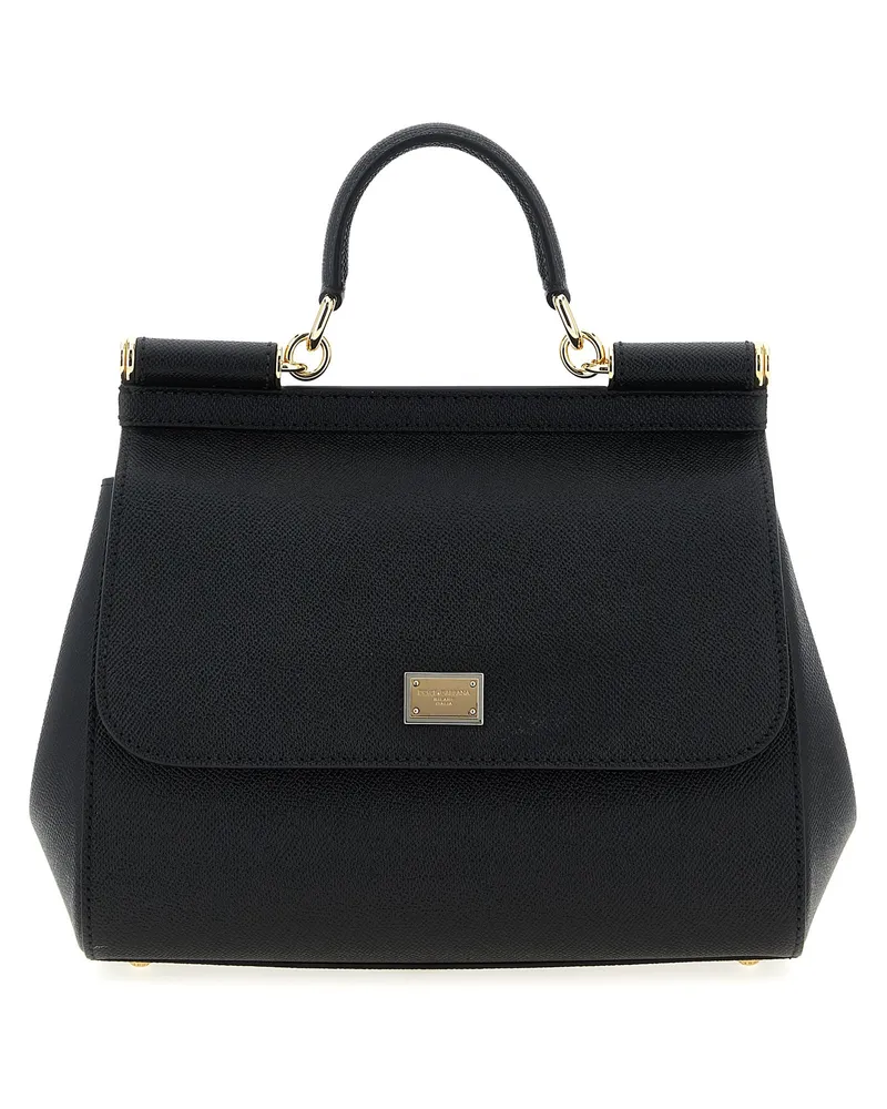 Dolce & Gabbana Sizilien' große Handtasche Black
