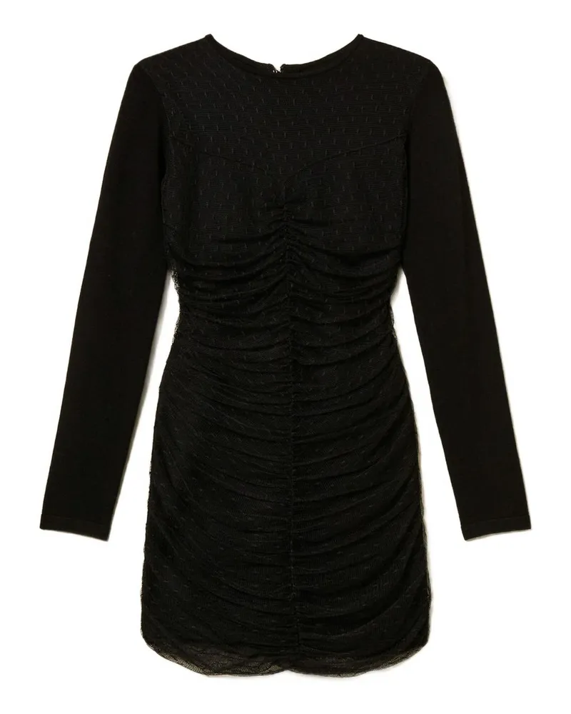 Twin-Set Doppelte Kleider schwarz Black