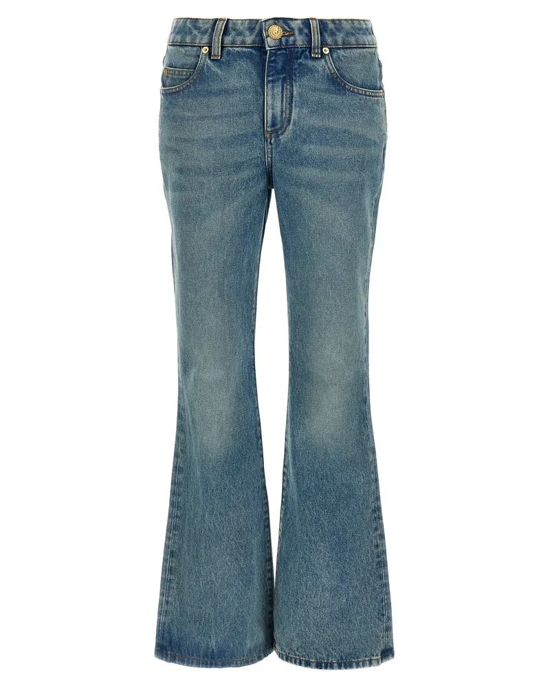 Balmain Flare' Jeans Blue