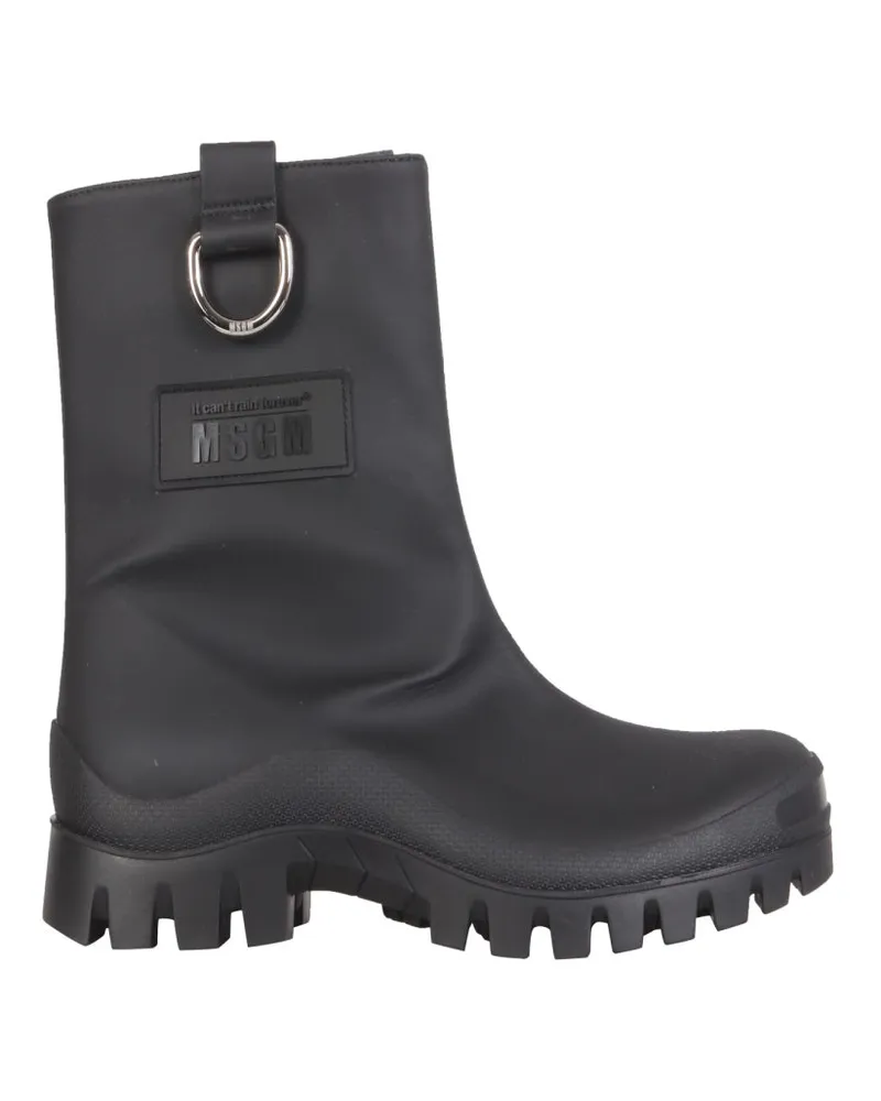 MSGM Regenstiefel Black