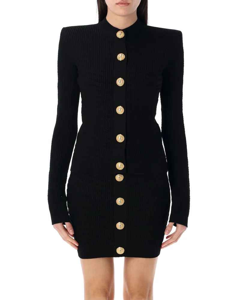 Balmain Pullover schwarz Black