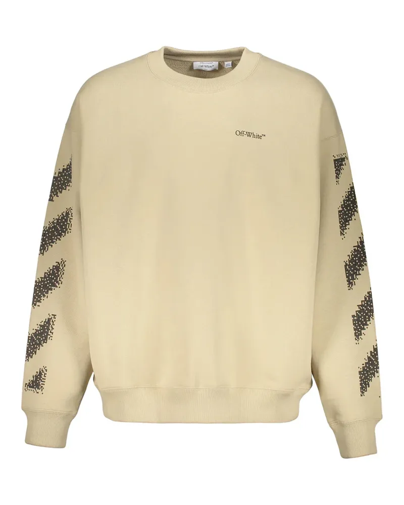 OFF-WHITE Off-White Off-White-Logo-Sweatshirt Beige