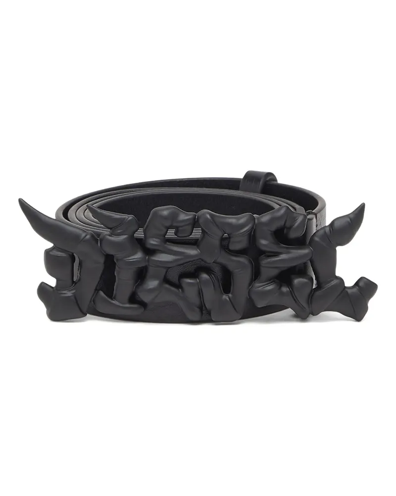 Diesel Diesel Logo B Graffiti Belt 