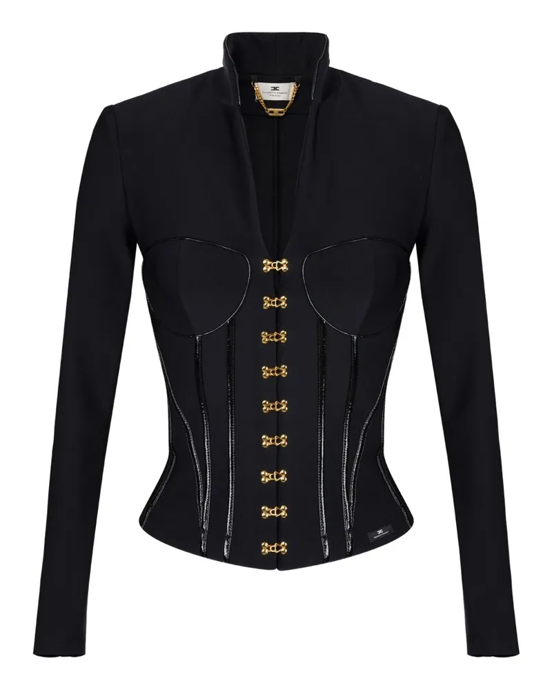 Elisabetta Franchi Jacken schwarz Black
