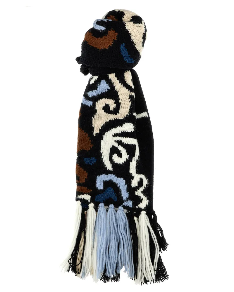 Ermanno Scervino Maxi Fransen -Schal Mehrfarbig