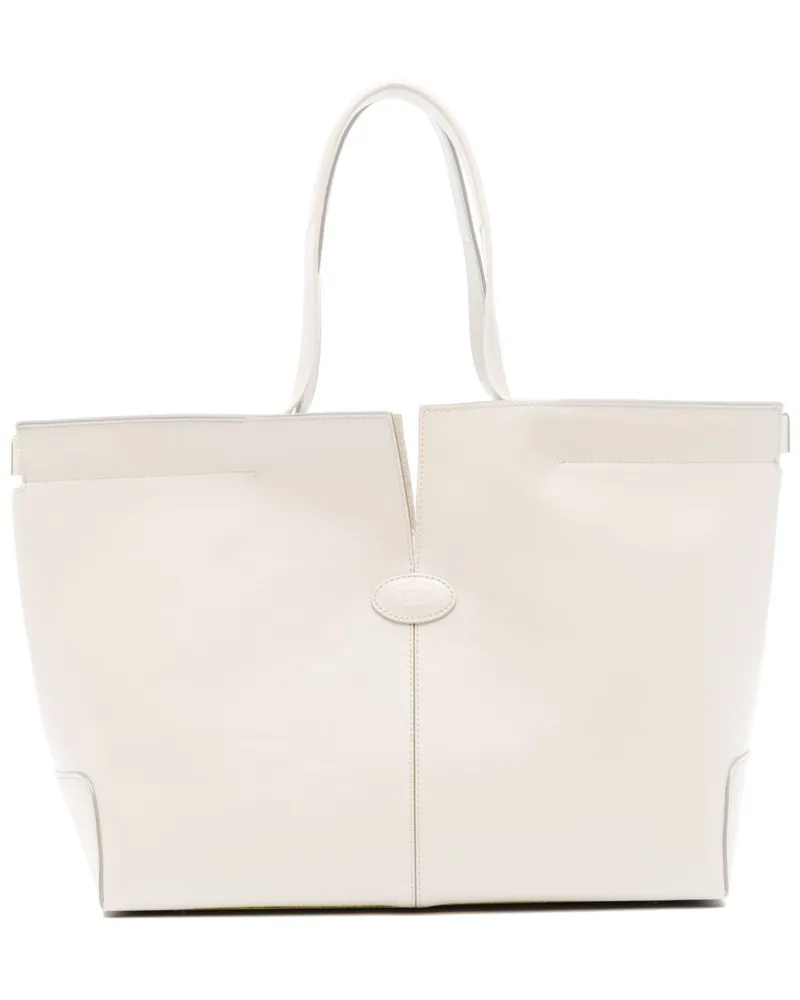 TOD'S Tod 's Di Bag Folio kleine Leder -Tasche Tasche White