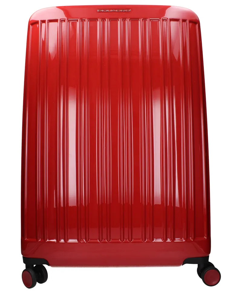 Piquadro 98l Trolley Herrens Polycarbonat Rot -