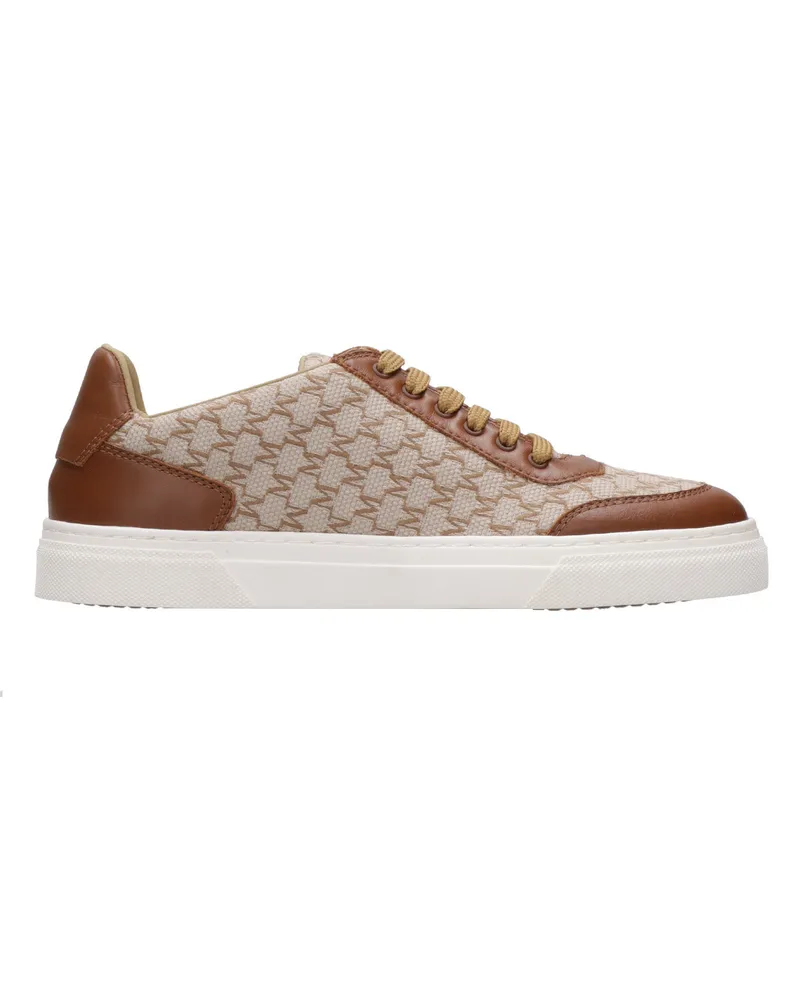 Max Mara Sneakers Cuoio+beige