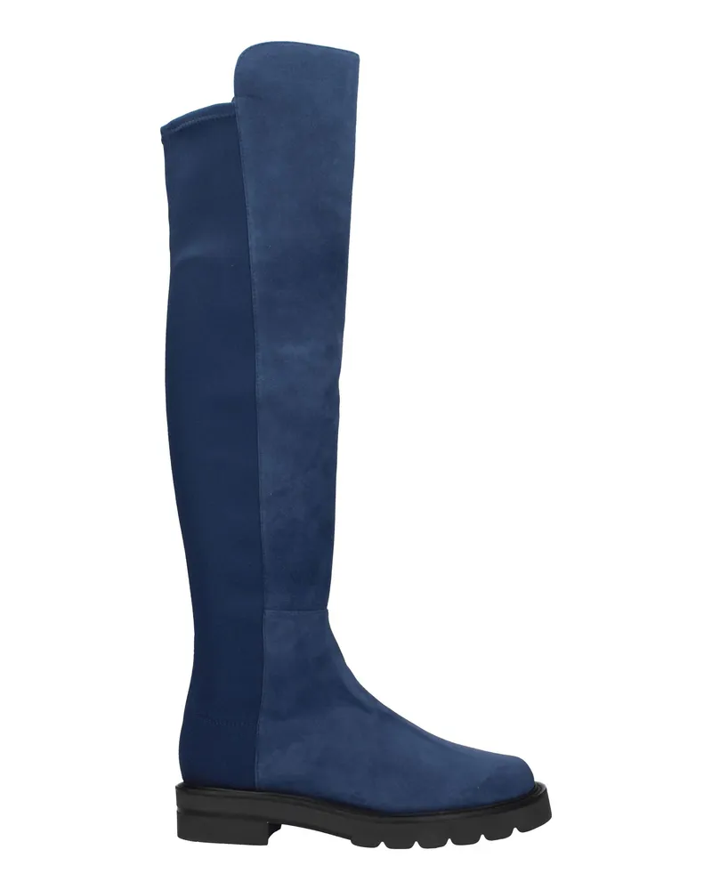 Stuart Weitzman Frauen 's Stiefel 5050 Wildlederblau/Indigo -