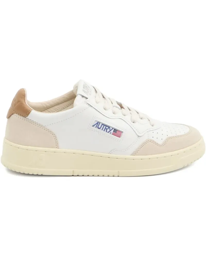 AUTRY perforierte Wildleder -Turnschuhe Wht