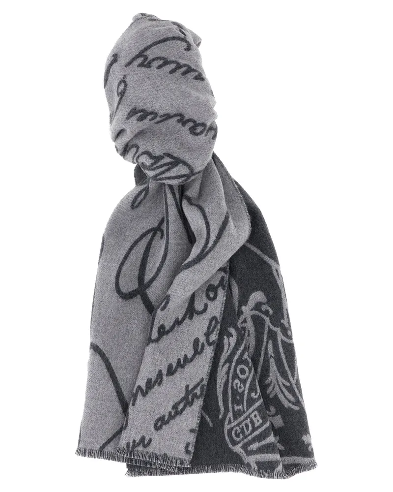 Berluti Schal „Scritto Gray