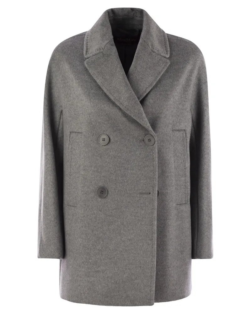 Max Mara Max Mara Studio Sheree Virgin Wool Caban Grey