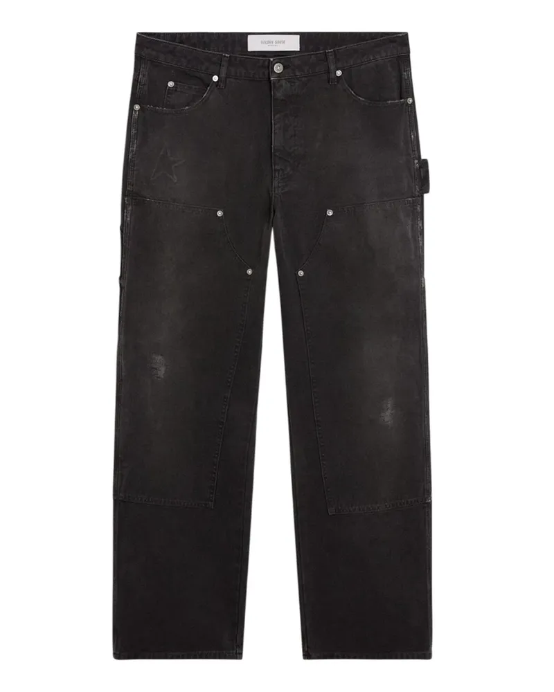 Golden Goose Goldene Gänsehose schwarz Black