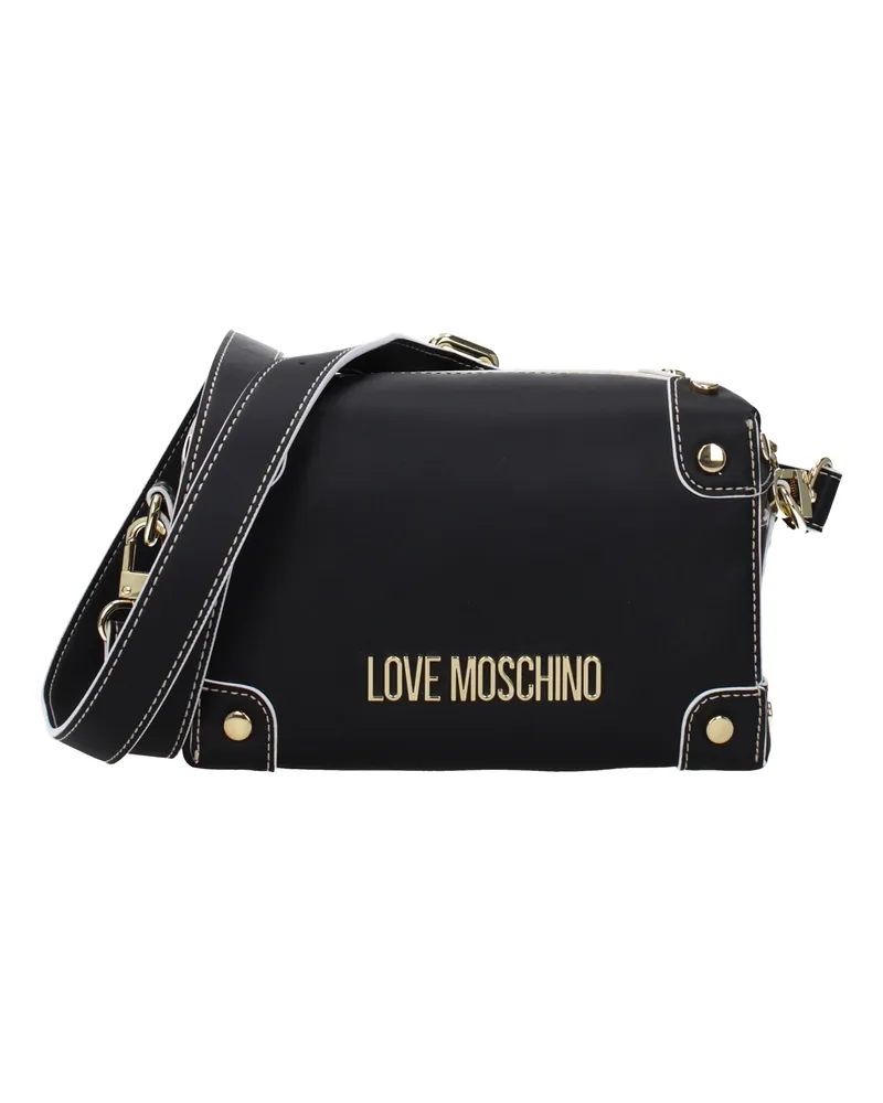 Moschino Damens Umhängetaschen Polyurethan Schwarz -