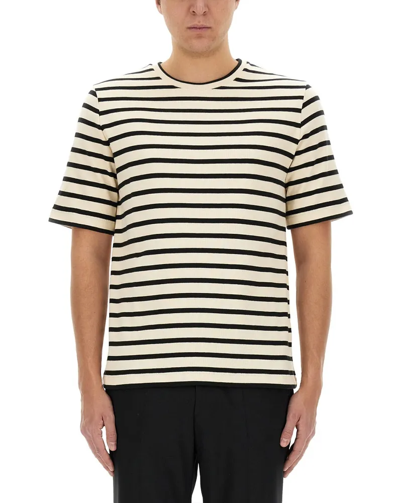 Jil Sander gestreiftes T -Shirt Multicolour