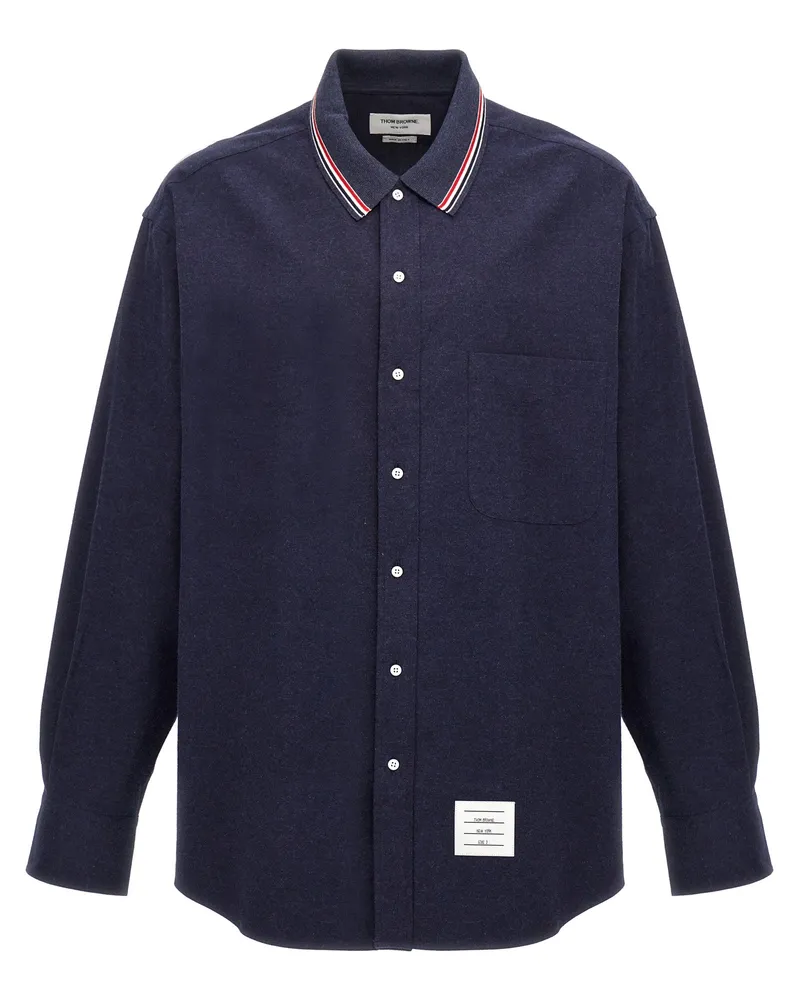 Thom Browne RWB' Hemd Blue